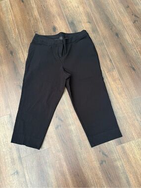 Lane Bryant Black Stretch Capri Pants